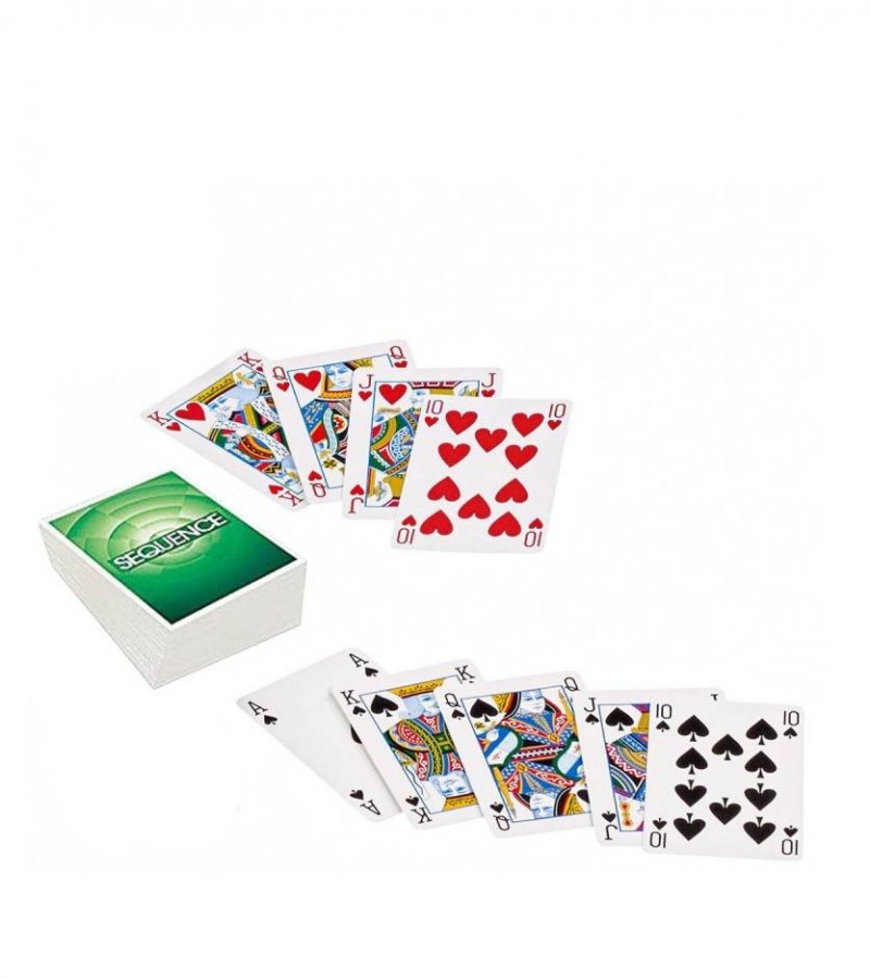 Sequence Game with Folding Board, Cards and Chips , Sequence Strategy 2 in one Board Game