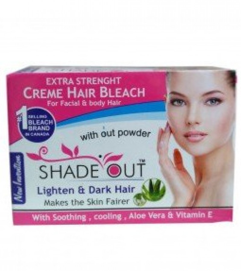 Shade Out Extra Strength Creme Hair Bleach For Facial Body Hair