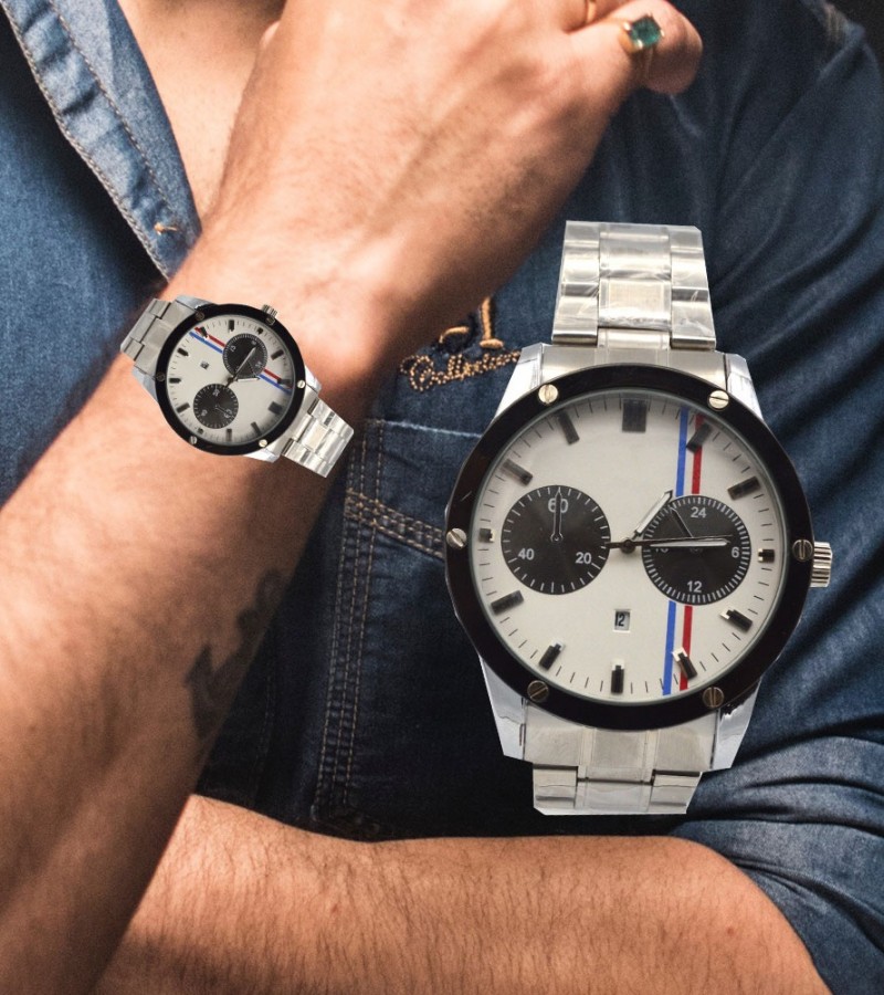 2 Chronograph & Black Border Watch For Men