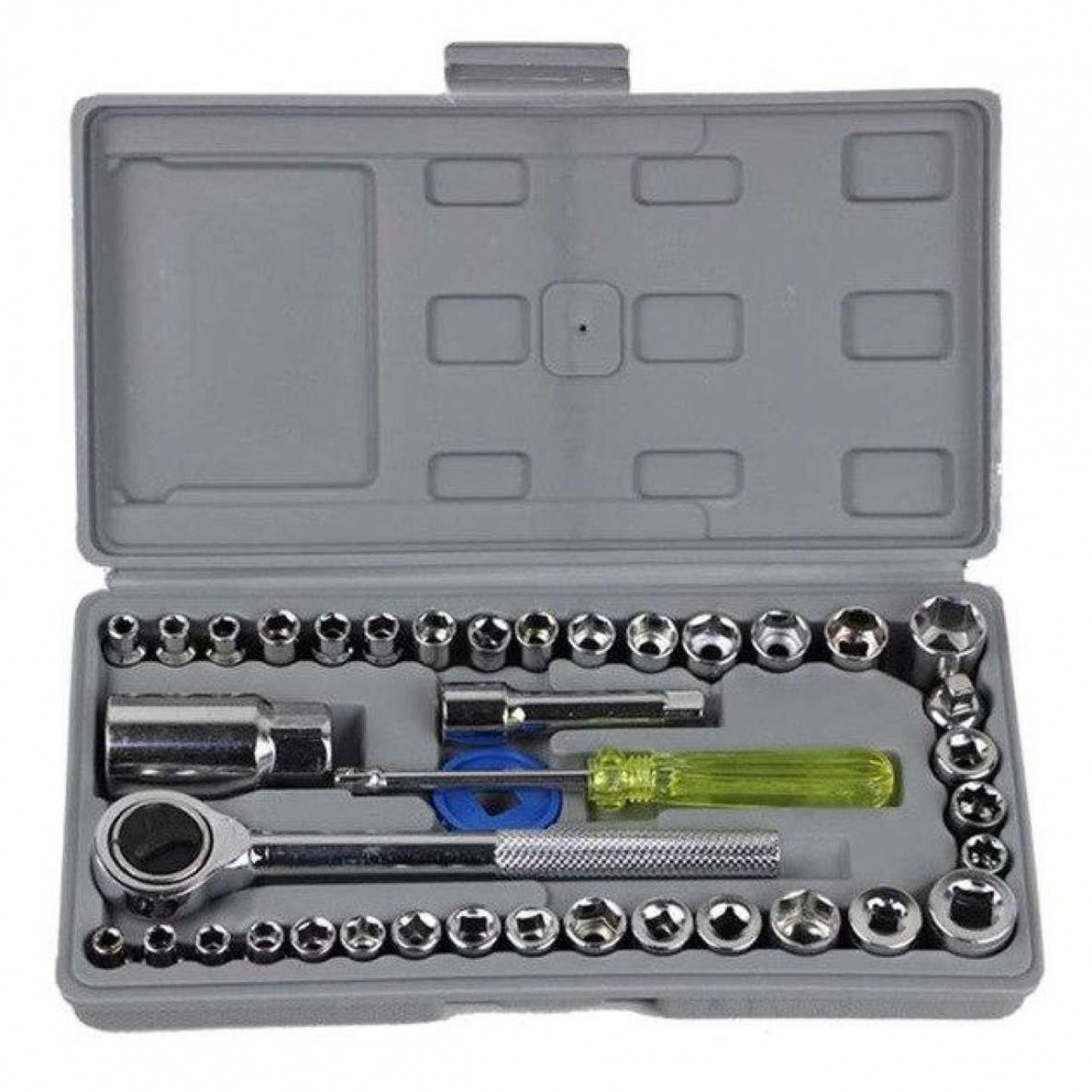 40 In 1 Pcs Wrench Tool Kit & Screwdriver & Socket Set