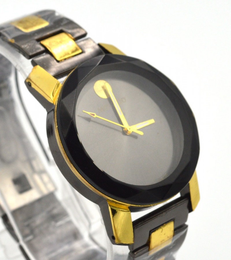 Attractive Black Dial Watch For Men