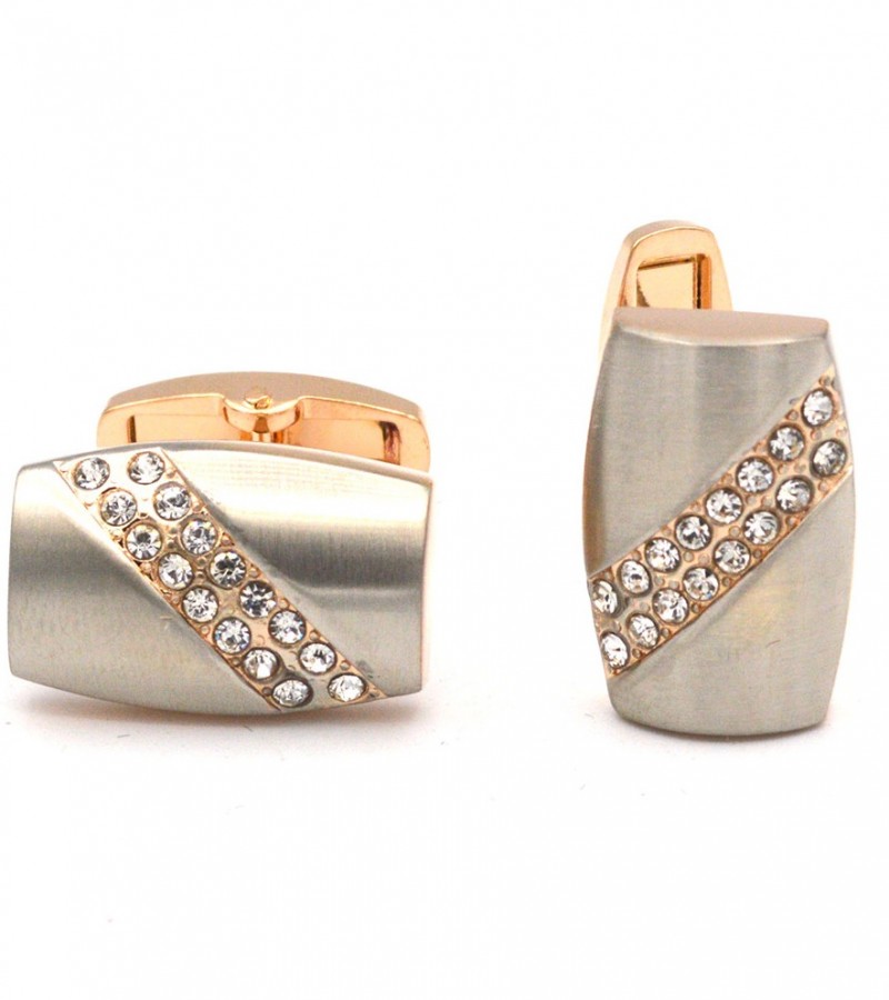 Beautiful Double Tone Cufflinks(MC1570)