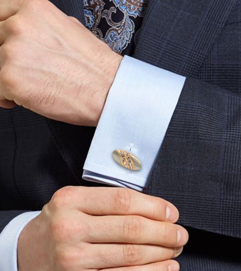 Beautiful Oval Shape Cufflinks(MC1568)