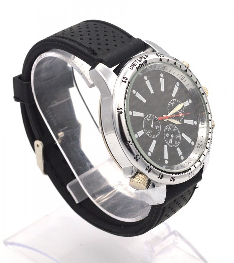 Black Jeans Strap & Skin Dial Watch