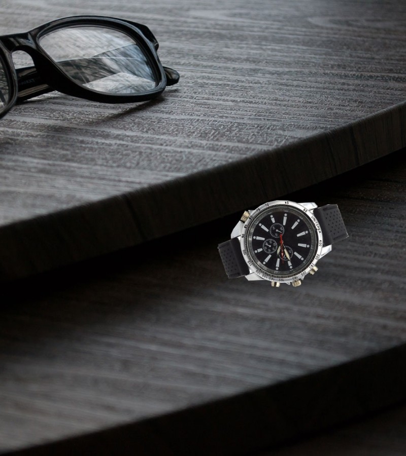 Black Jeans Strap & Skin Dial Watch