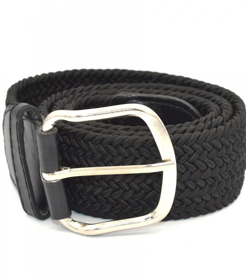 Black Strechable Belt For Boys  MC1589