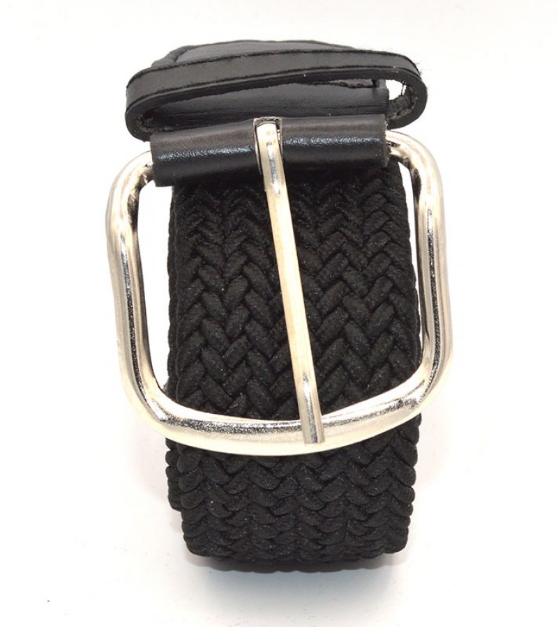 Black Strechable Belt For Boys  MC1589