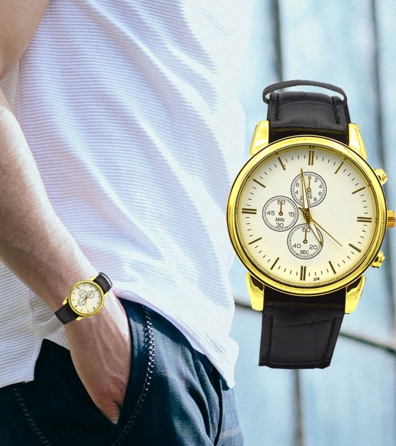Camel Strap Watch For Men