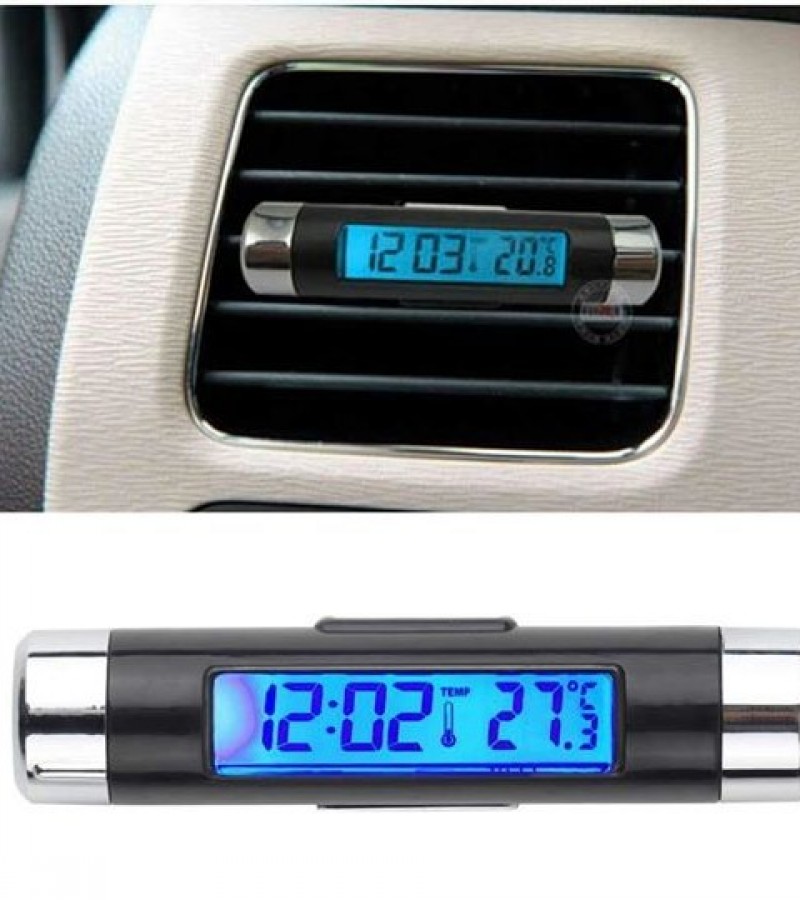Car Digital Backlight Automotive Thermometer Clock