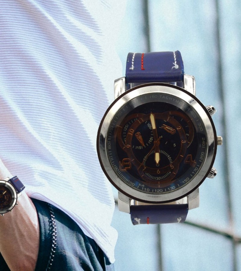 Classy Linning Dial Watch For Men