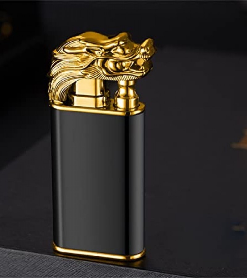 Magic dual flame dragon lighter