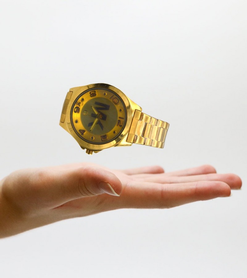 Elegant Golden Color Charming Watch For Men