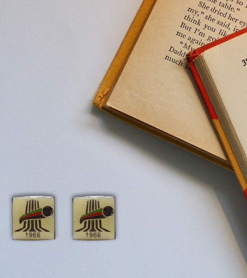 Football Shape Cufflink   MC1606