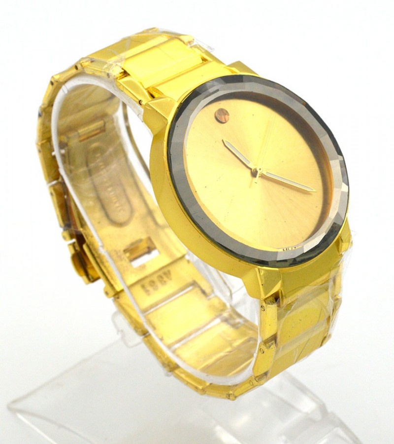 Fully Covered Golden Watch For Men