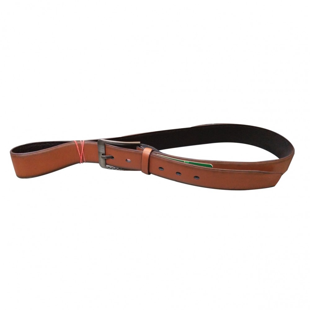 High Quality Brown Leather Belt For Men