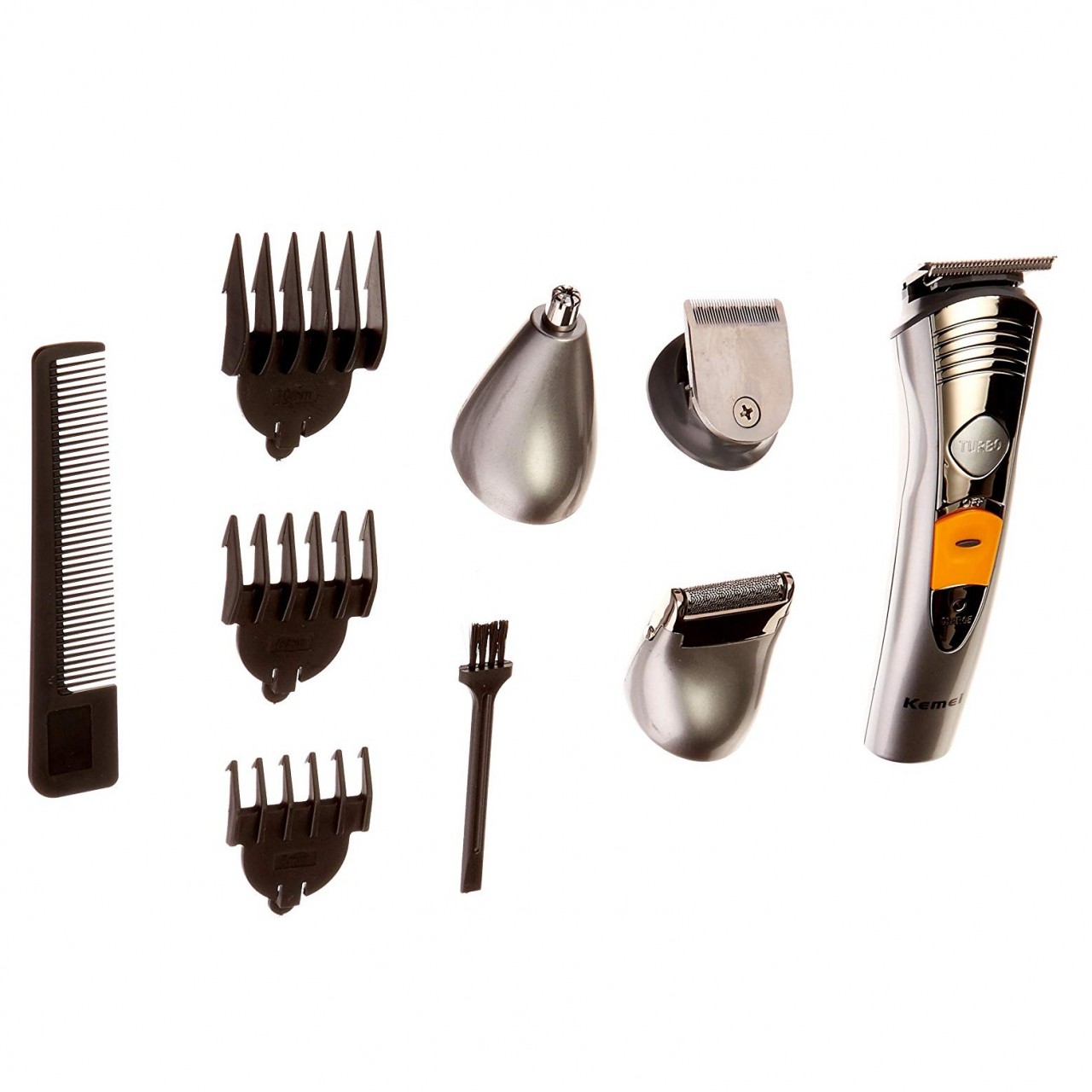 Kemei KM-580A 7 In 1 Rechargeable Trimmer Grooming Kit - Unisex