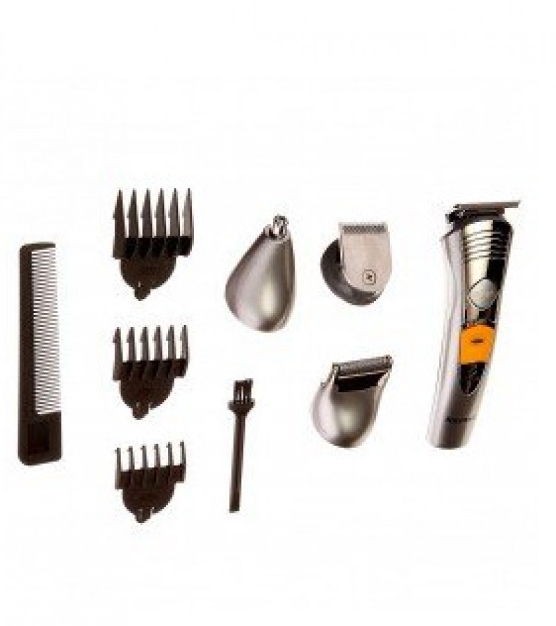 Kemei KM-580A 7 In 1 Rechargeable Trimmer Grooming Kit - Unisex