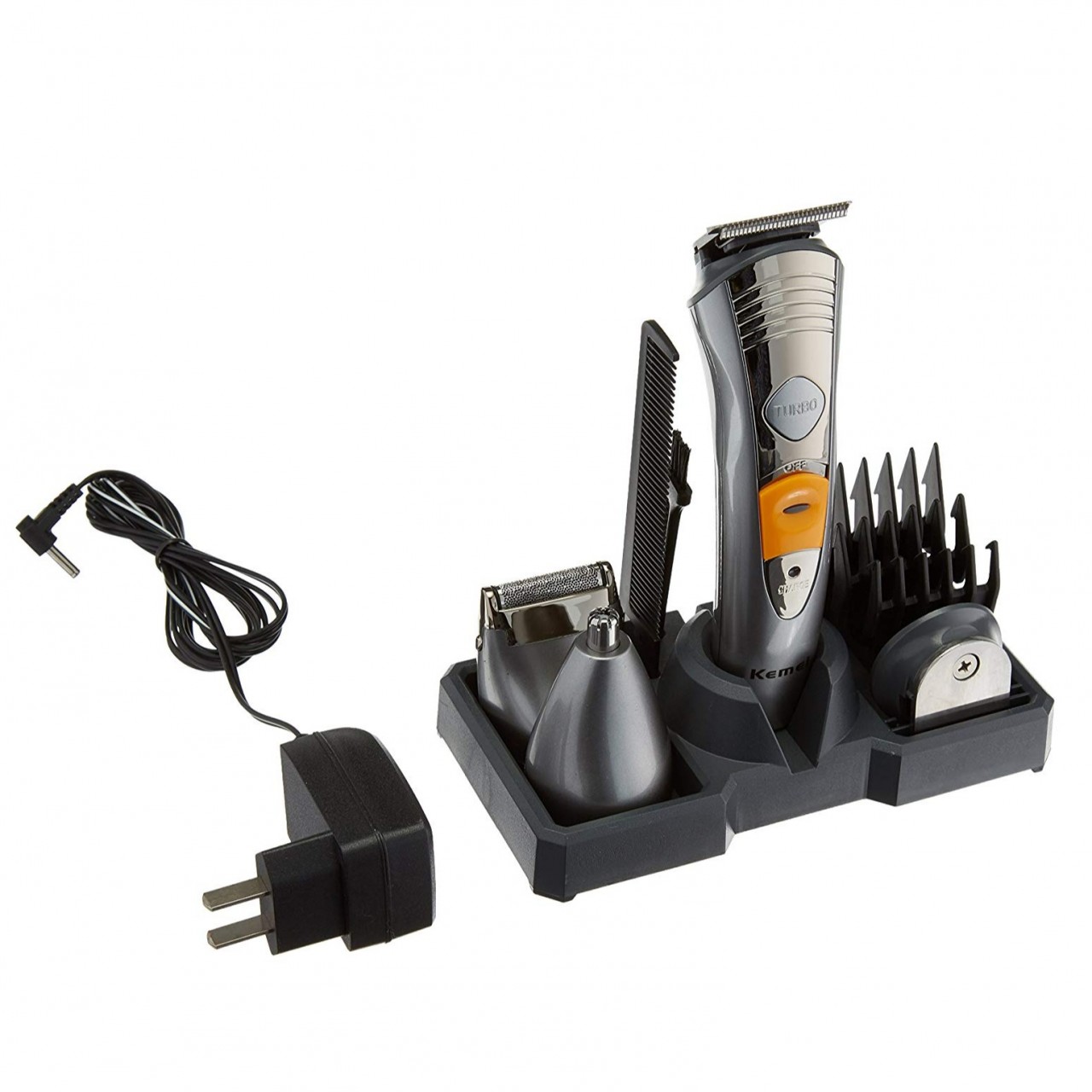 Kemei KM-580A 7 In 1 Rechargeable Trimmer Grooming Kit - Unisex