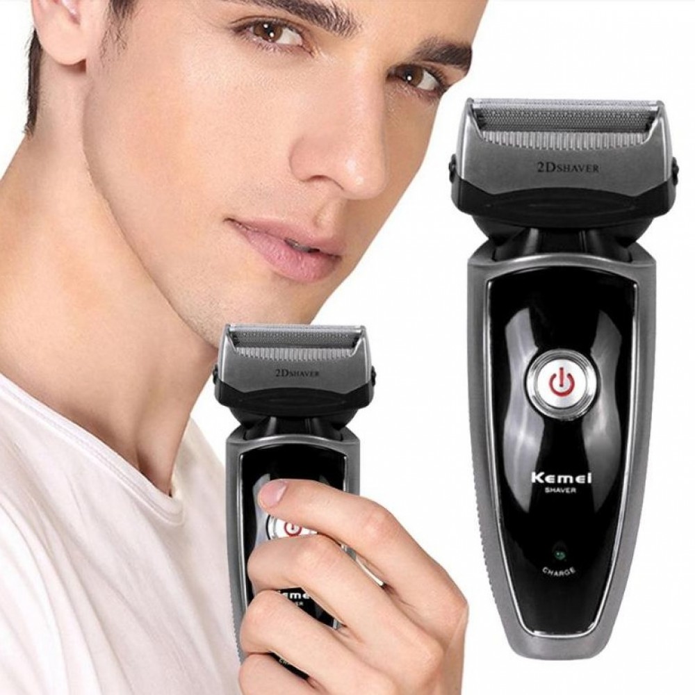 Kemei KM-8009 Rechargeable 2D Shaving Machine For Men