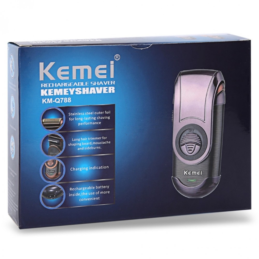 KEMEI KM-Q788 Electric Rechargeable 3D Shaver For Men