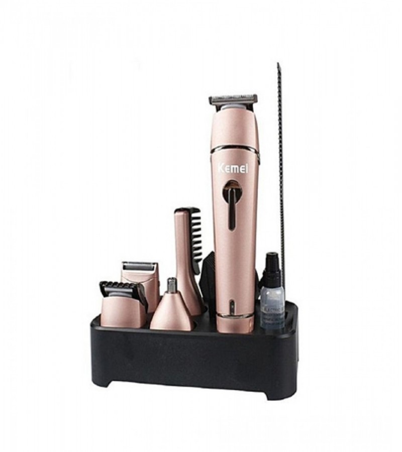 Kemei Professional Super Grooming Kit For Men 10 In 1 Km 1015 (Original)