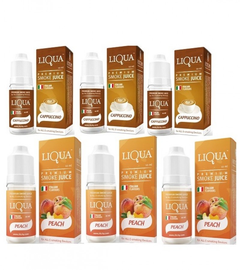 Liqua Vape Refiller Pack of Six
