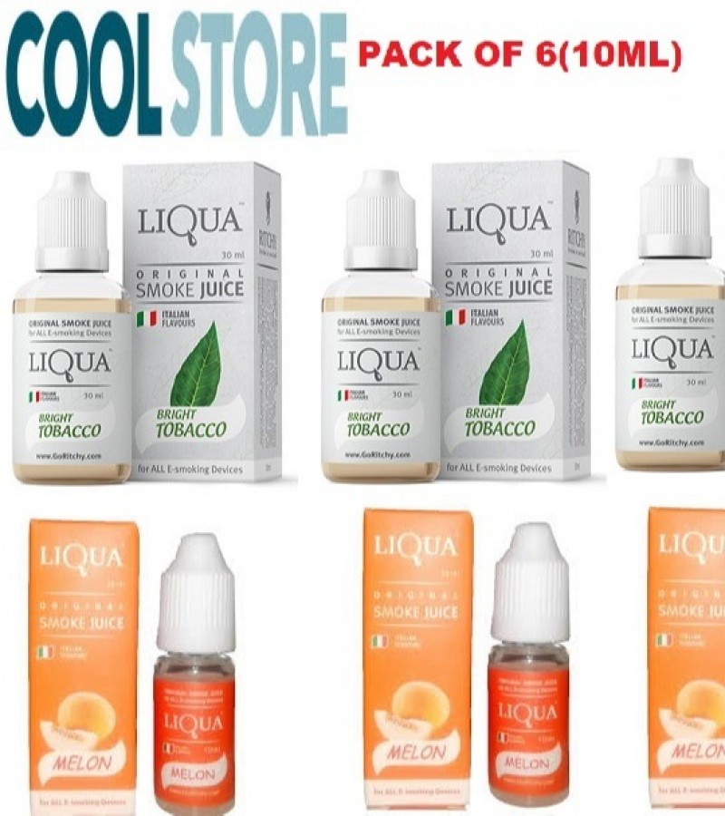 Liqua Vape Refiller Pack of Six