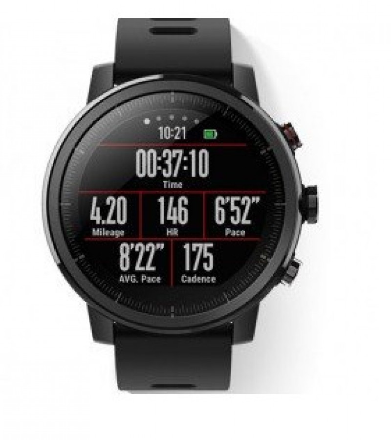 Mi Xiaomi Amazfit Stratos Smartwatch - 4GB Memory - 512MB RAM – Wi-Fi - Bluetooth