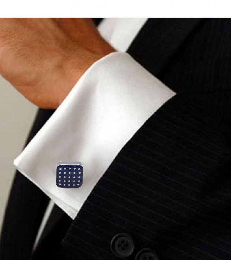 Oval Blue Cufflinks  MC1686q
