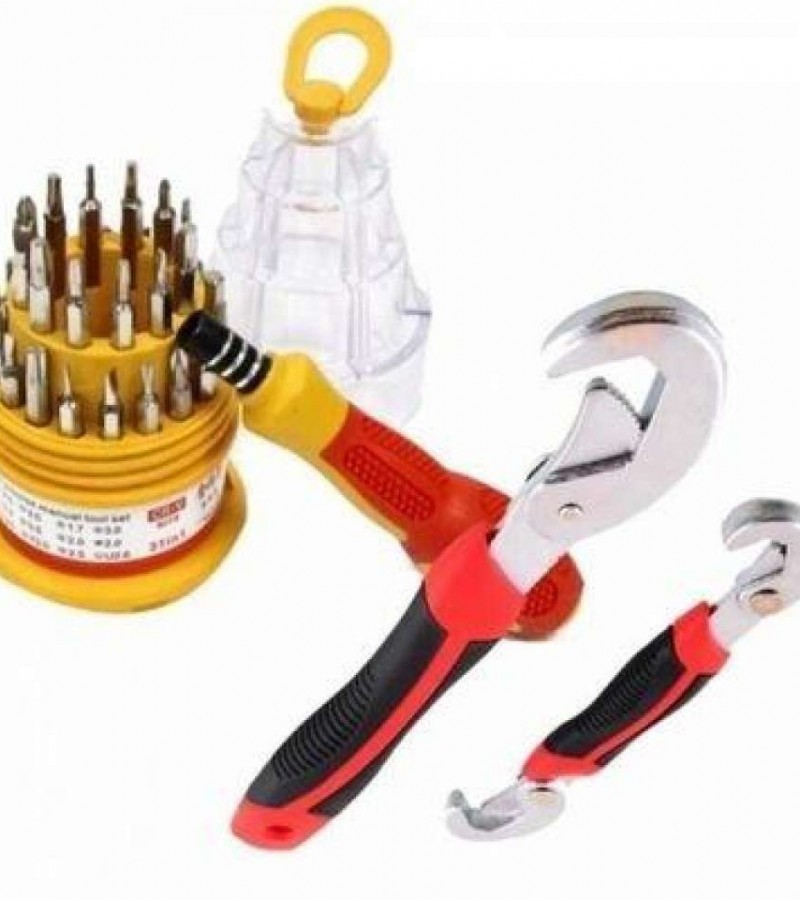 Pack Of 3 - Universal Screw Driver Kit With Snap'N Grip