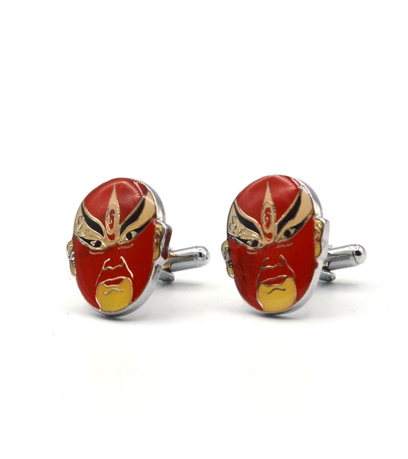 Printed Face Cufflink  MC1633