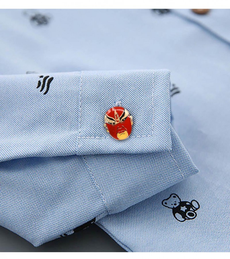 Printed Face Cufflink  MC1633