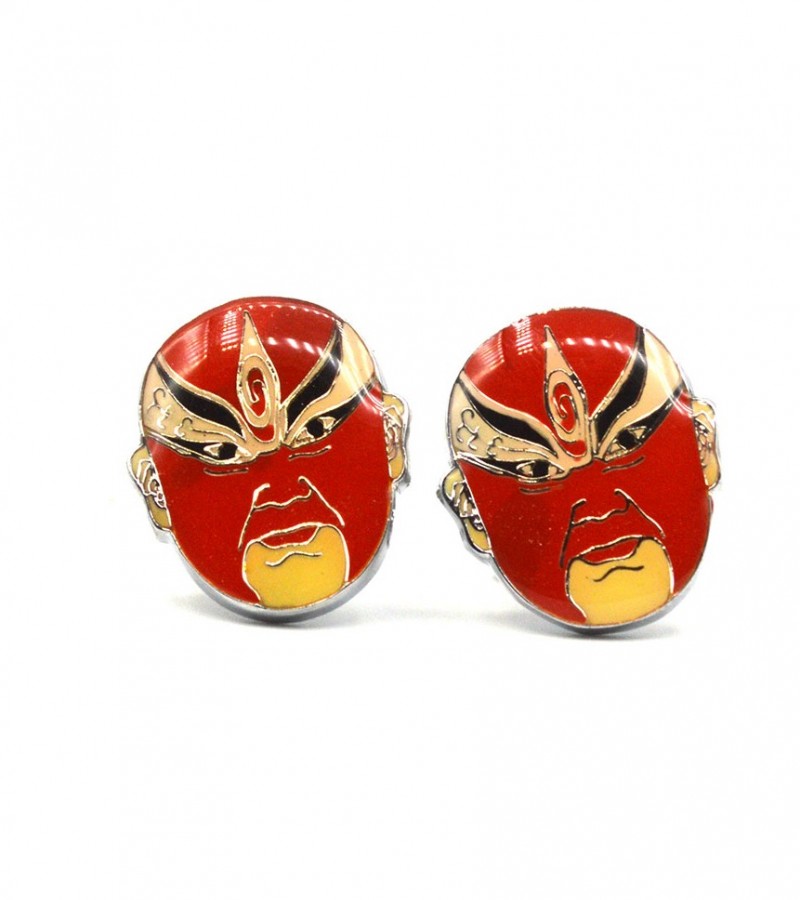 Printed Face Cufflink  MC1633