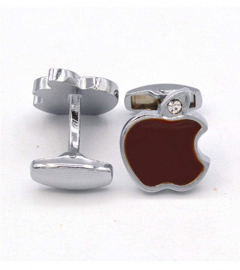Red Apple Logo Cufflinks  MC1695