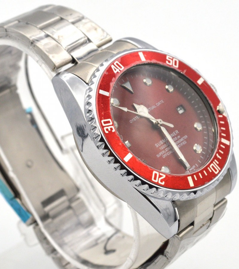 Red Dial Watch For Men