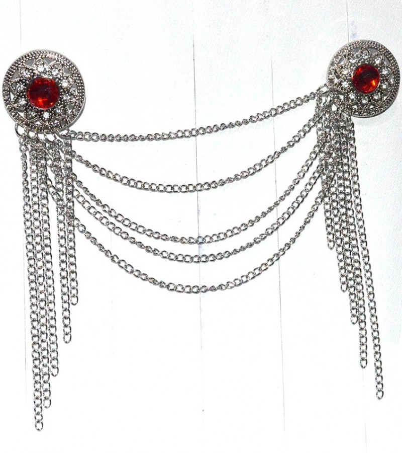 Red Stone Brooch