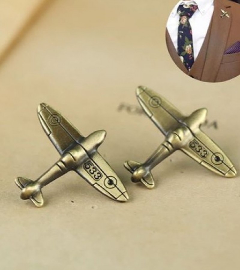 Retro Air Plane Brooch