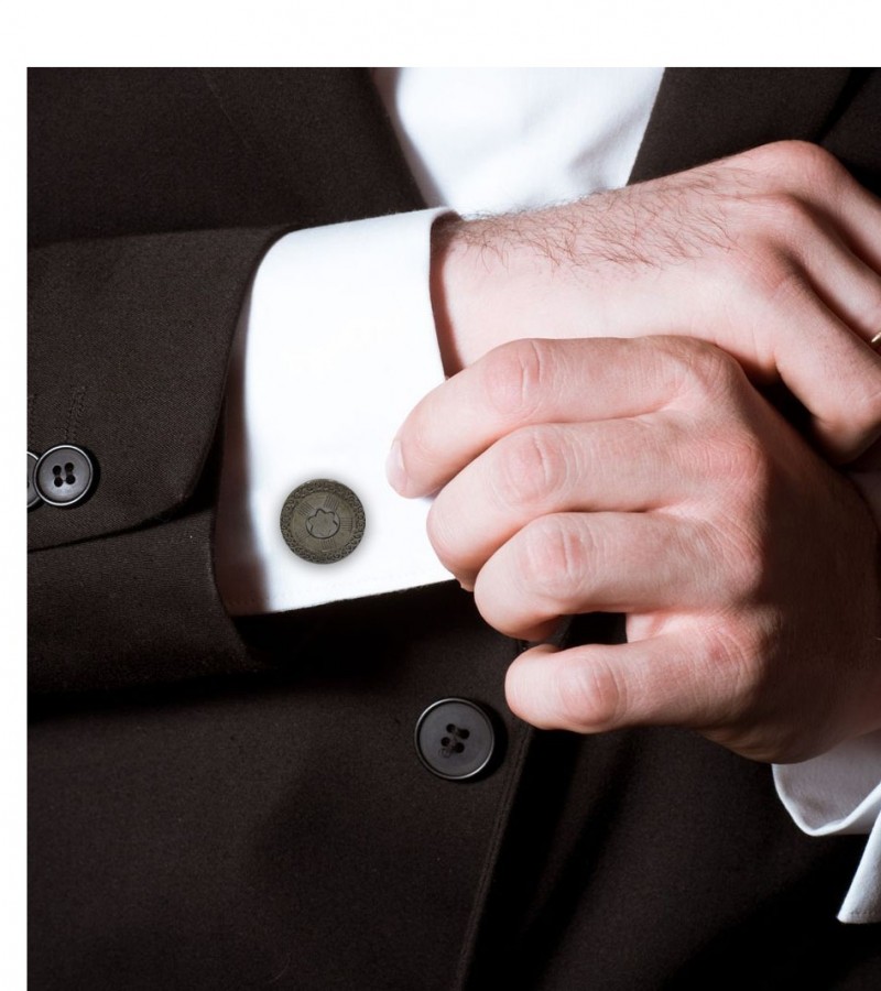 Round Star Shape Cufflinks  MC1654