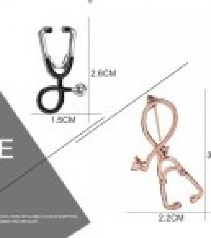 Stethoscope Brooch