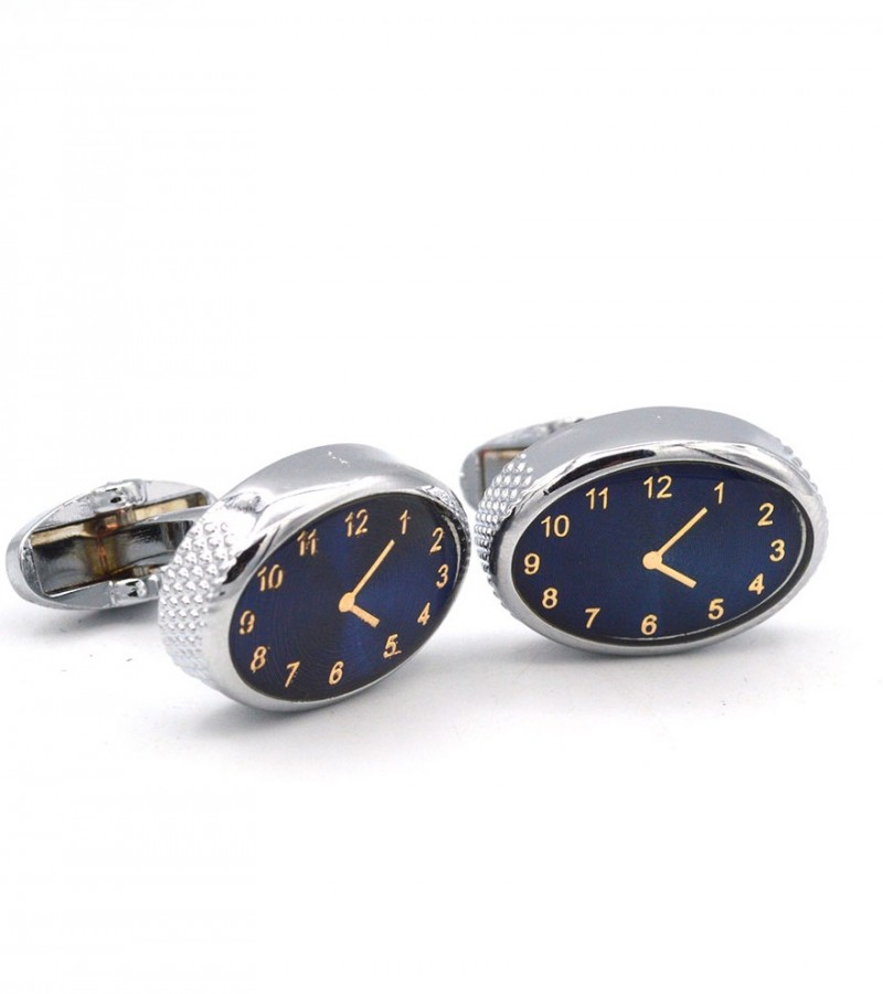Stylish Black Stone Cufflinks  MC1575