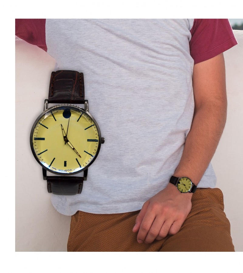 Stylish Black Strap Watch  MW1861