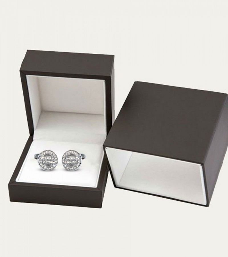 Stylish Crystal Cufflinks(MC1562)