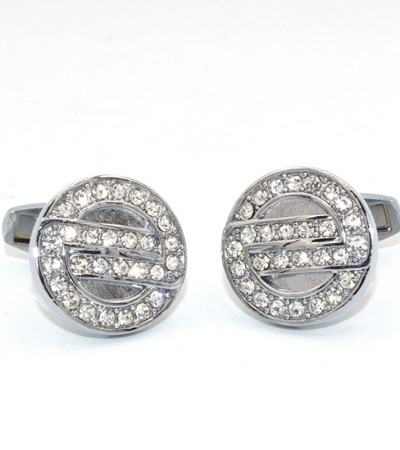 Stylish Crystal Cufflinks(MC1562)