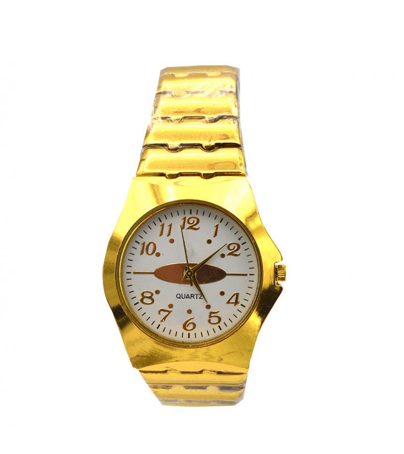 Stylish Golden Dubai Quartz Watch For Men