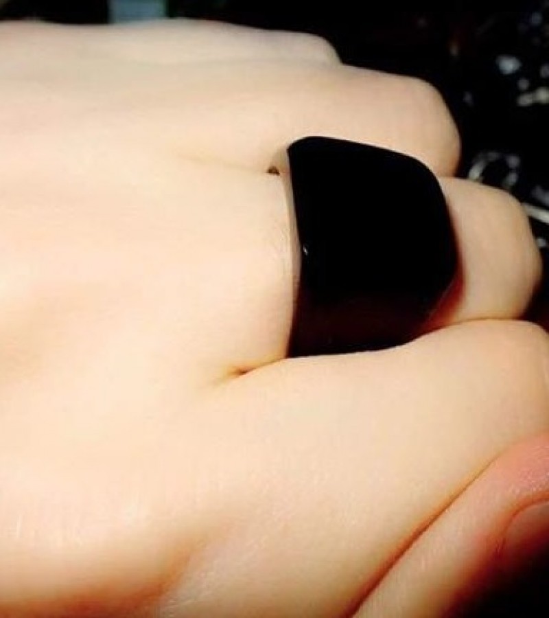 Titanium Signet Rings