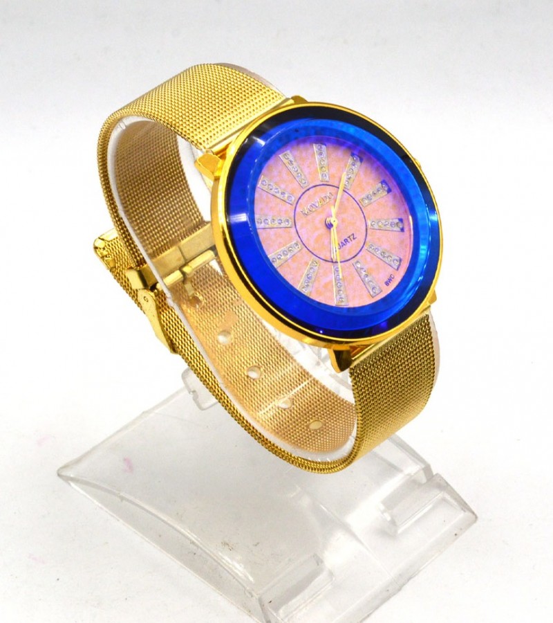 Two Tone Shade Strap Watch  MW1858
