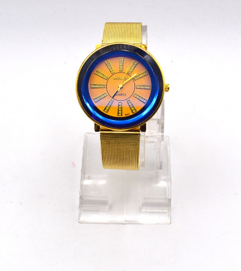 Two Tone Shade Strap Watch  MW1858