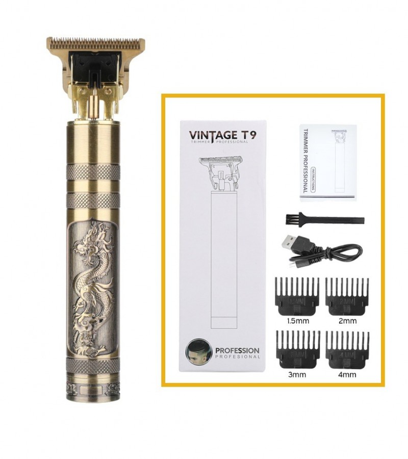 Vintage T9 Hair Clipper Professional Hair cutting Trimmer beard Haircut