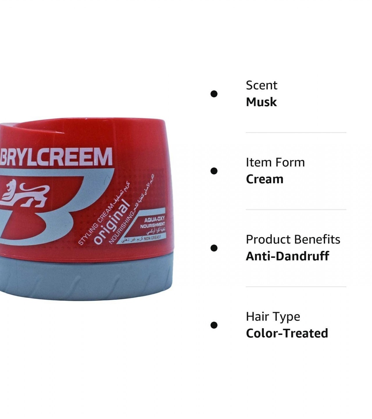 Brylcreem Hair Styling Cream Original 125ml