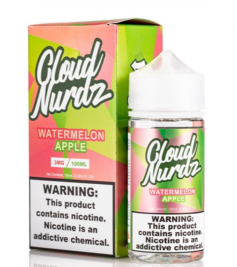 Cloud Nurdz Watermelon Apple Ice 100ml/3mg
